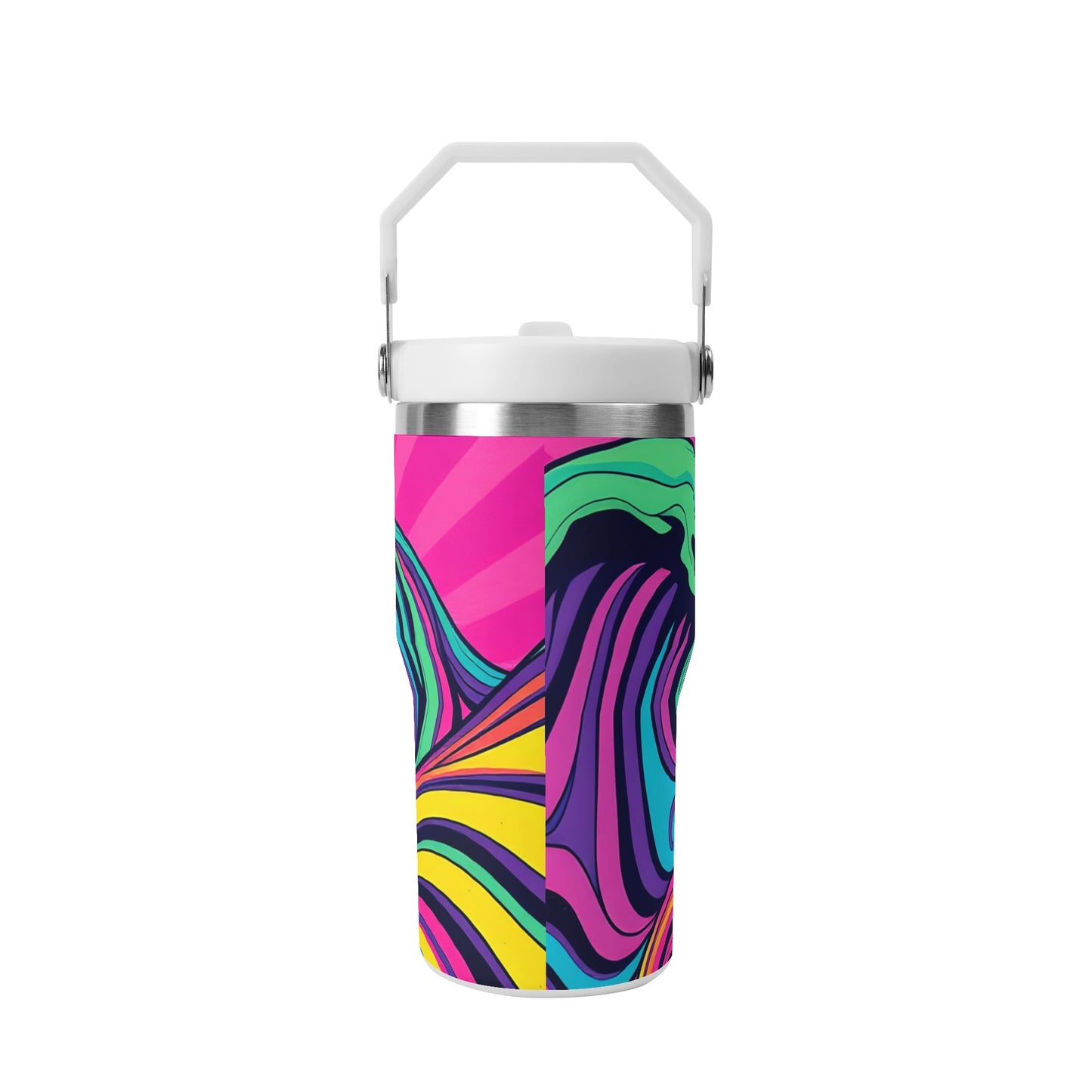 Psychedelic Peace Wave 20oz Tumbler – Festival Fever Collection