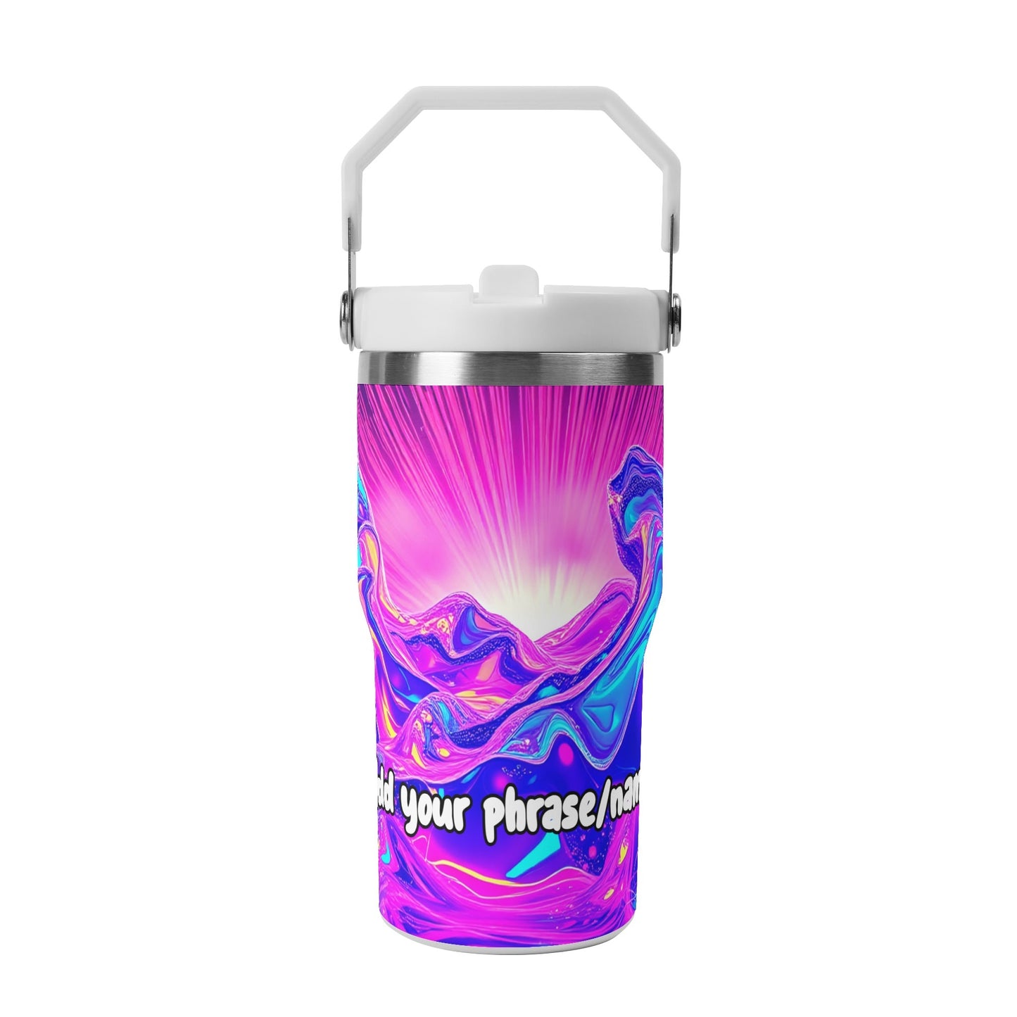 Neon Sunrise Wave 20oz Tumbler – Festival Fever Collection