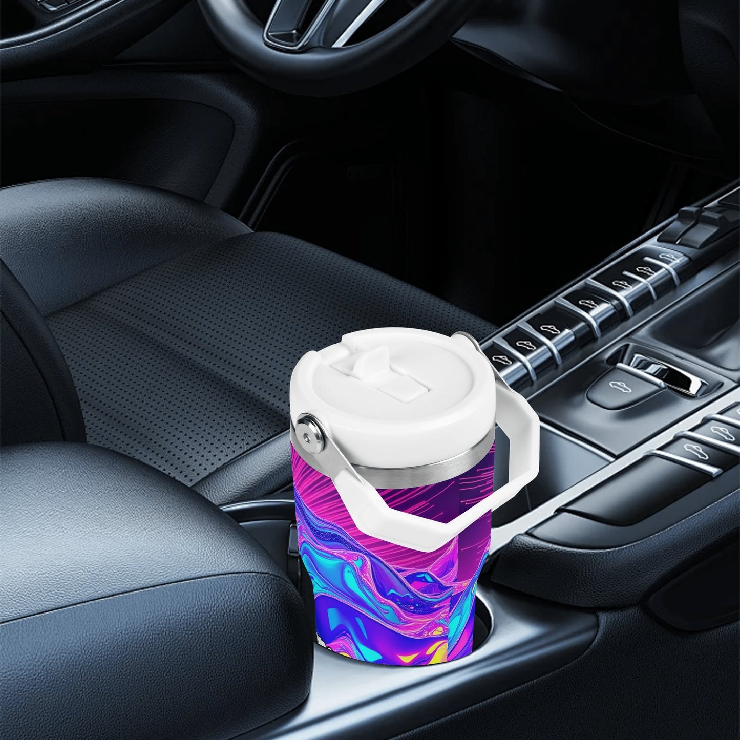 Neon Sunrise Wave 20oz Tumbler – Festival Fever Collection