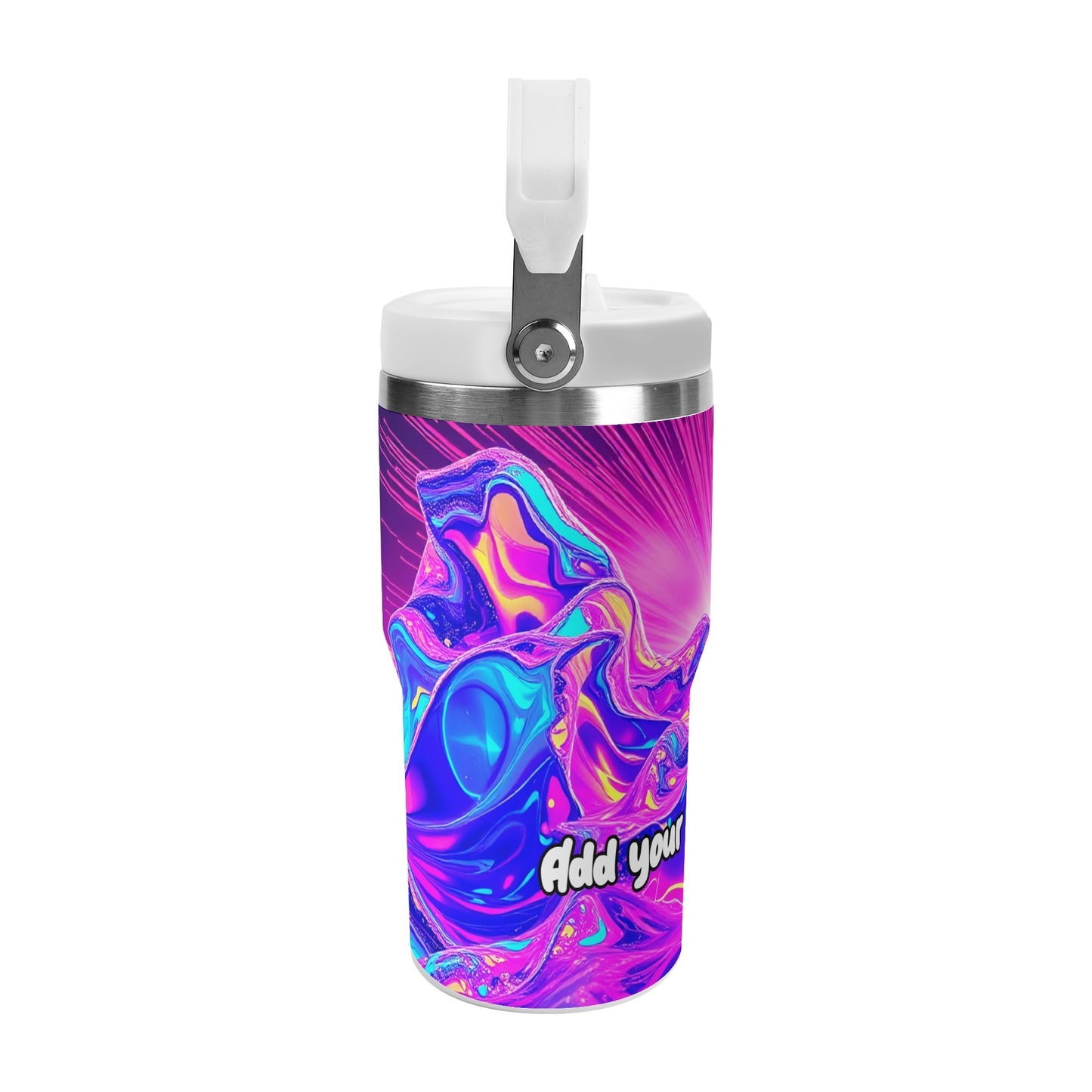 Neon Sunrise Wave 20oz Tumbler – Festival Fever Collection