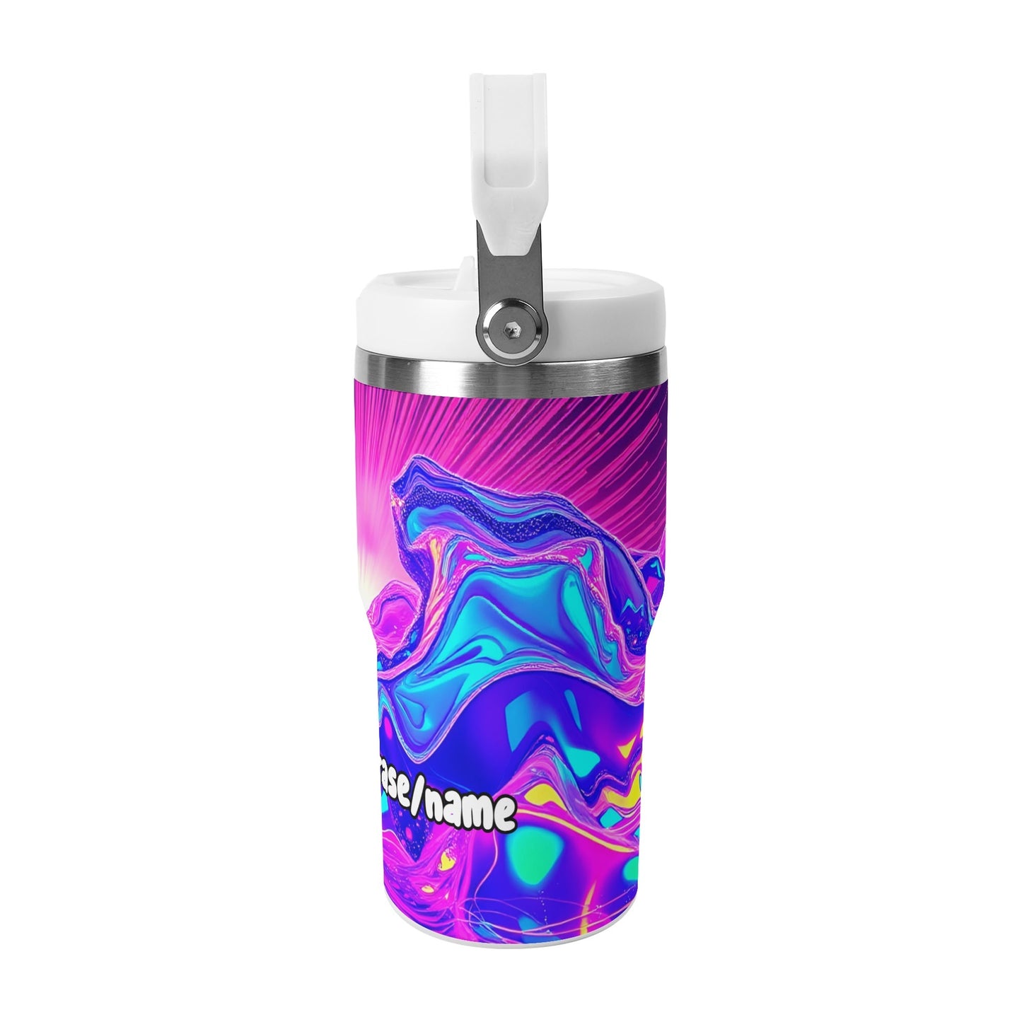Neon Sunrise Wave 20oz Tumbler – Festival Fever Collection