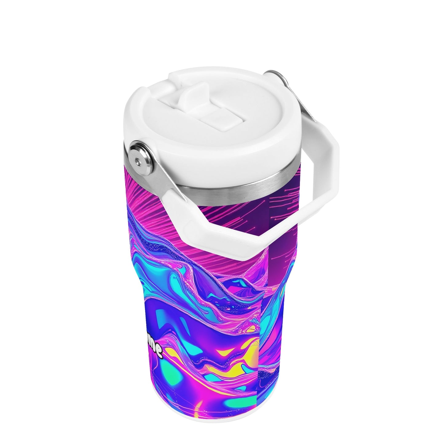 Neon Sunrise Wave 20oz Tumbler – Festival Fever Collection