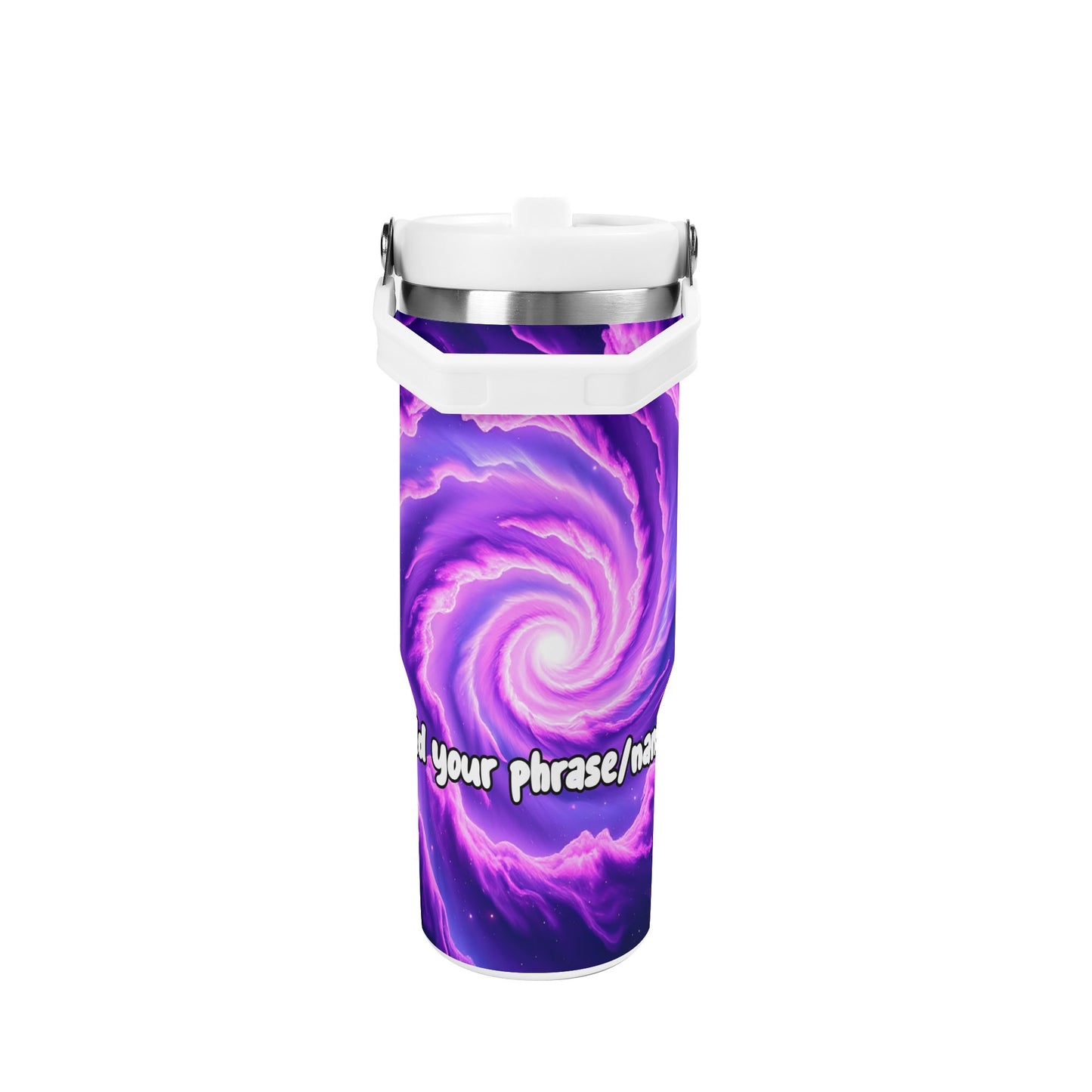 Swirling Galactic Vortex 30oz Tumbler – Cosmic Dreams Collection