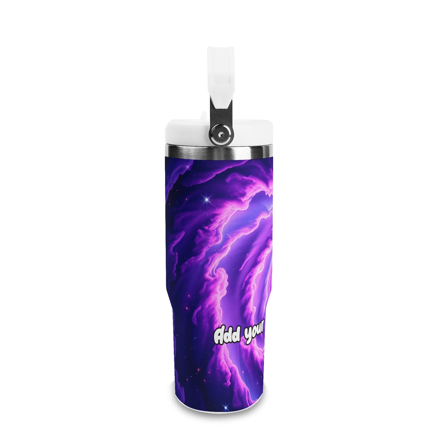 Swirling Galactic Vortex 30oz Tumbler – Cosmic Dreams Collection