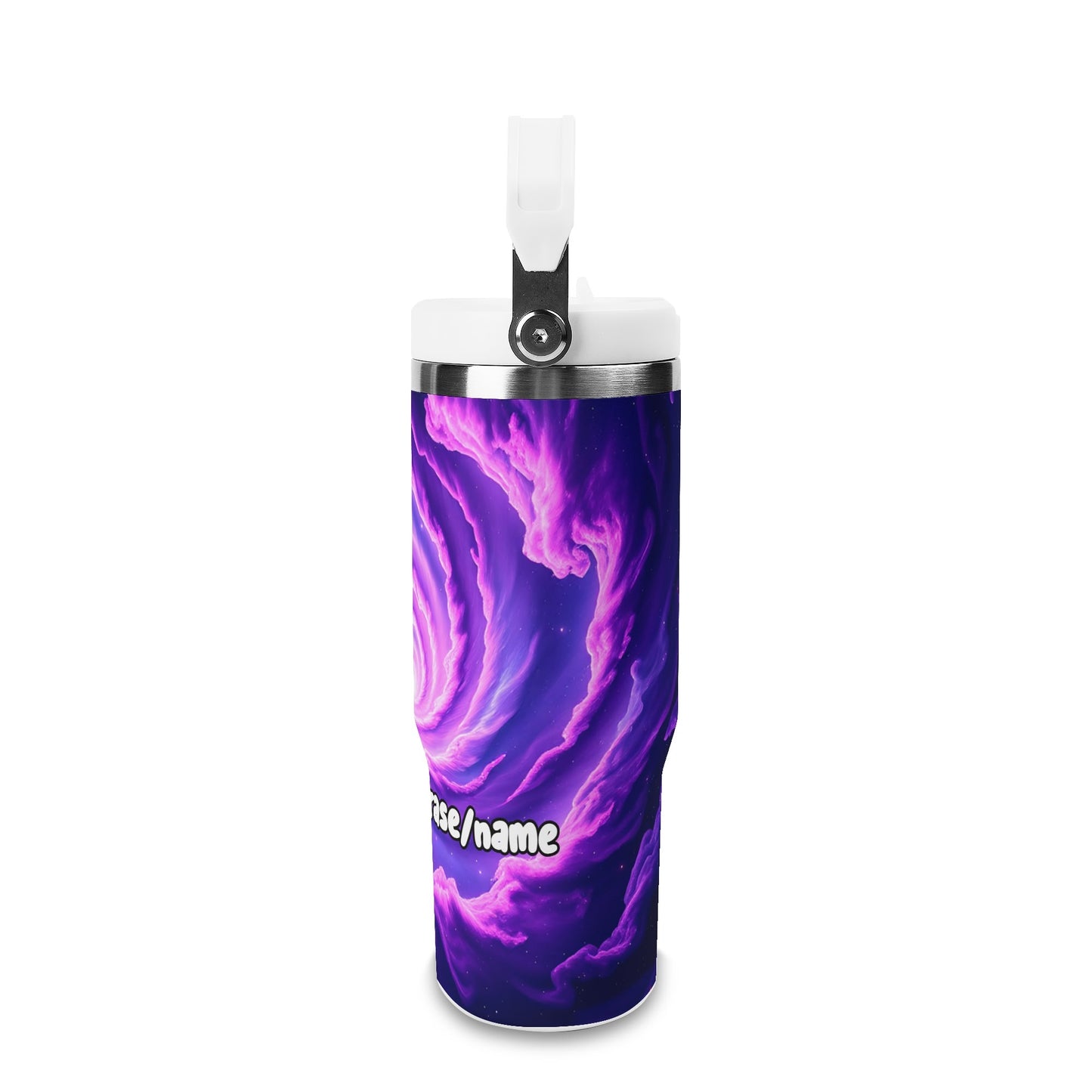 Swirling Galactic Vortex 30oz Tumbler – Cosmic Dreams Collection