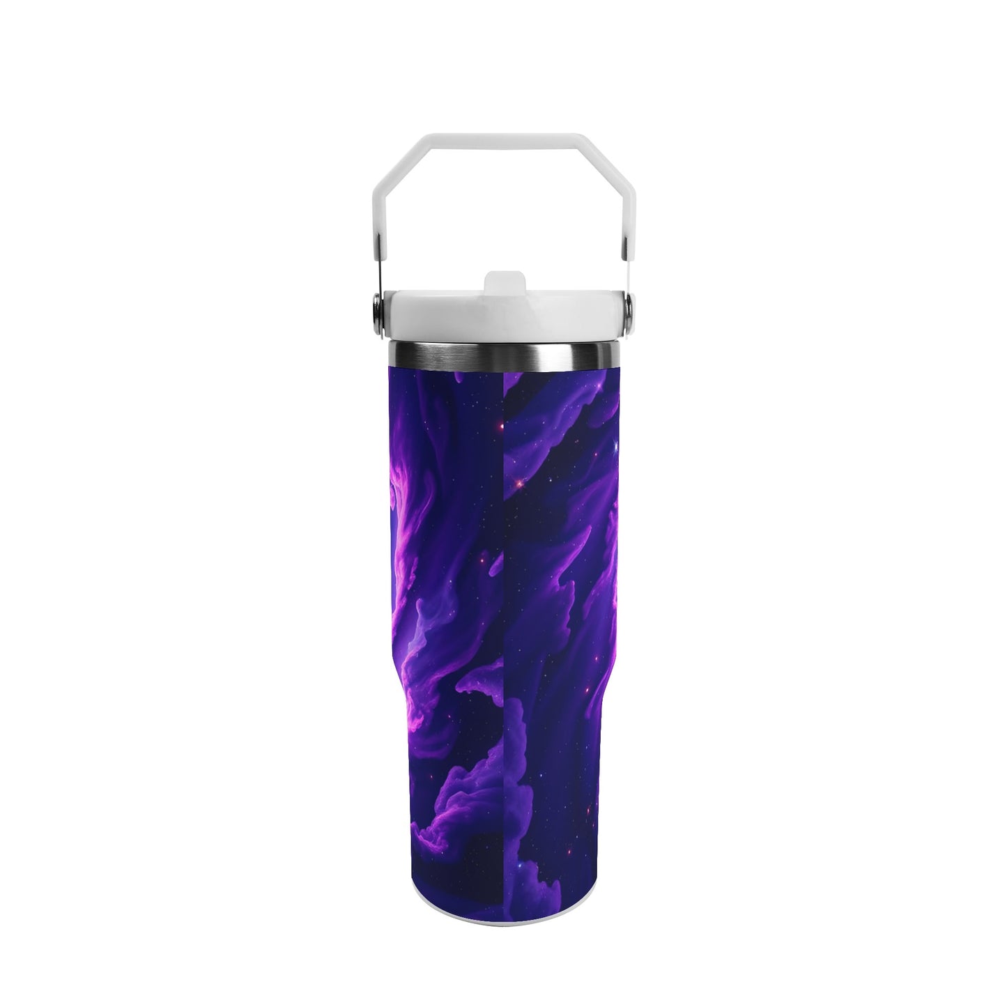 Swirling Galactic Vortex 30oz Tumbler – Cosmic Dreams Collection