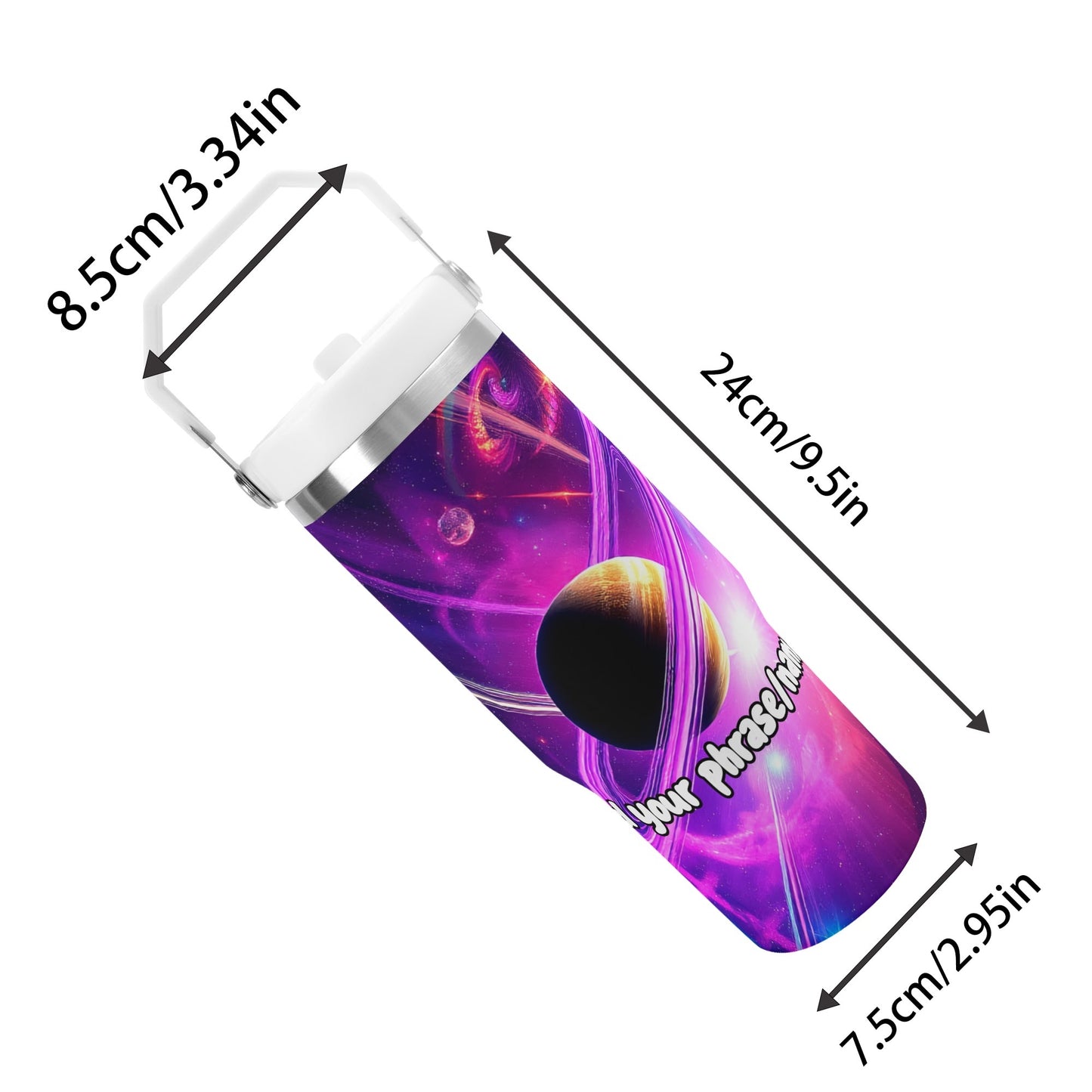 Celestial Planetary Orbit 30oz Tumbler – Cosmic Dreams Collection