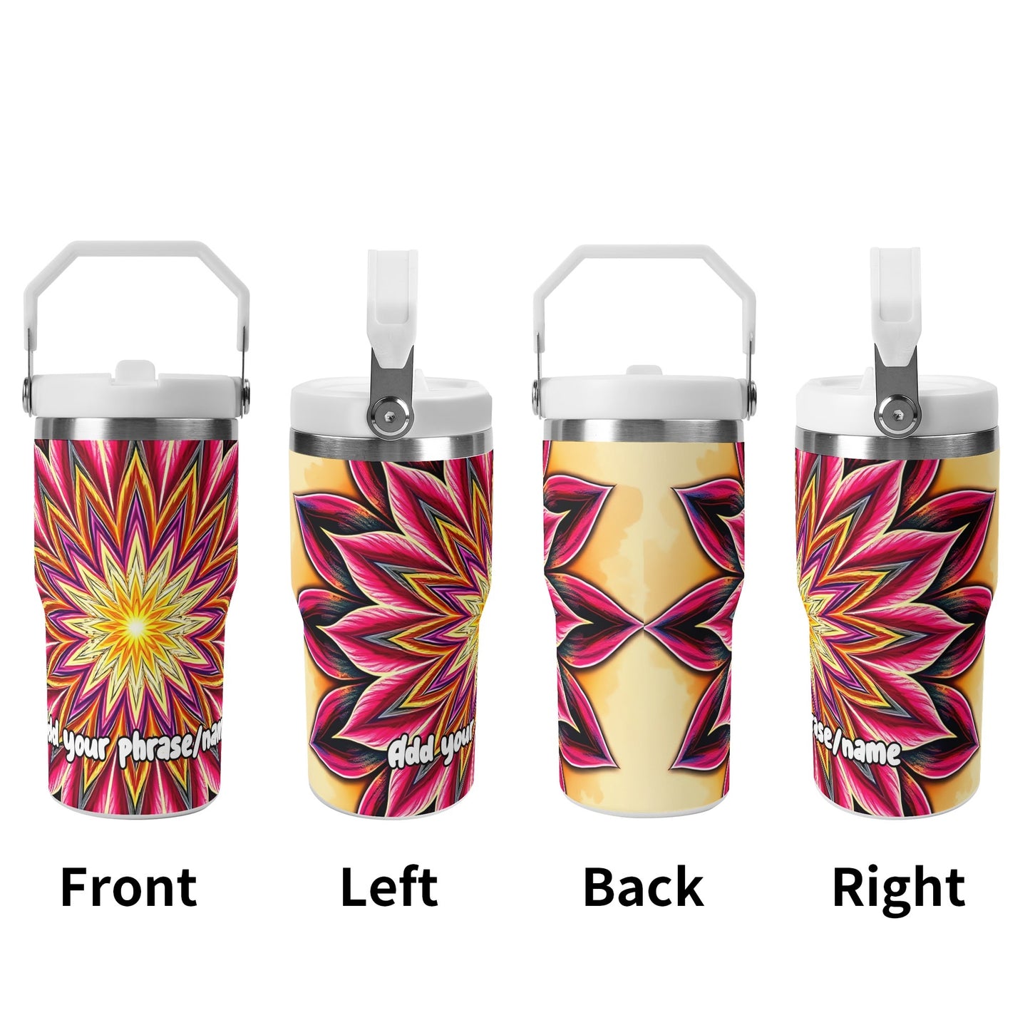 Sacred Lotus Mandala 20oz Tumbler – Mystic Mandalas Collection