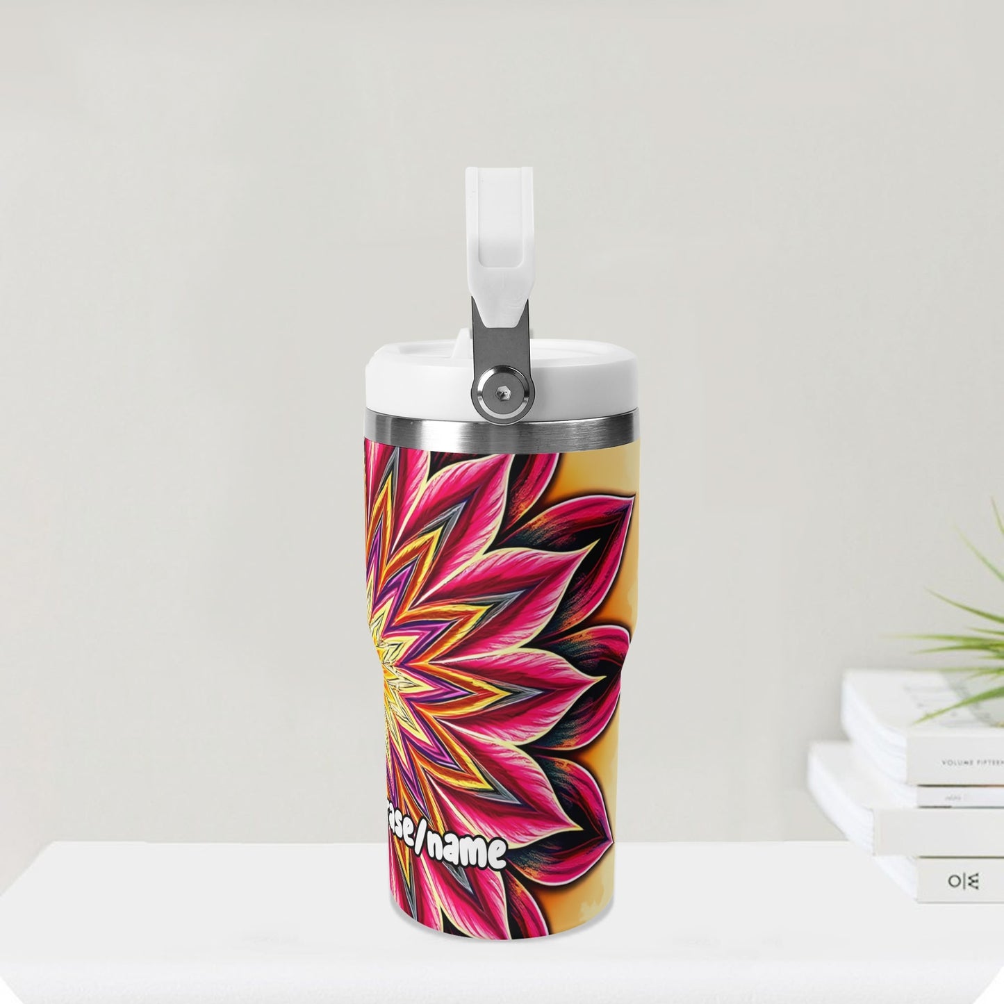 Sacred Lotus Mandala 20oz Tumbler – Mystic Mandalas Collection