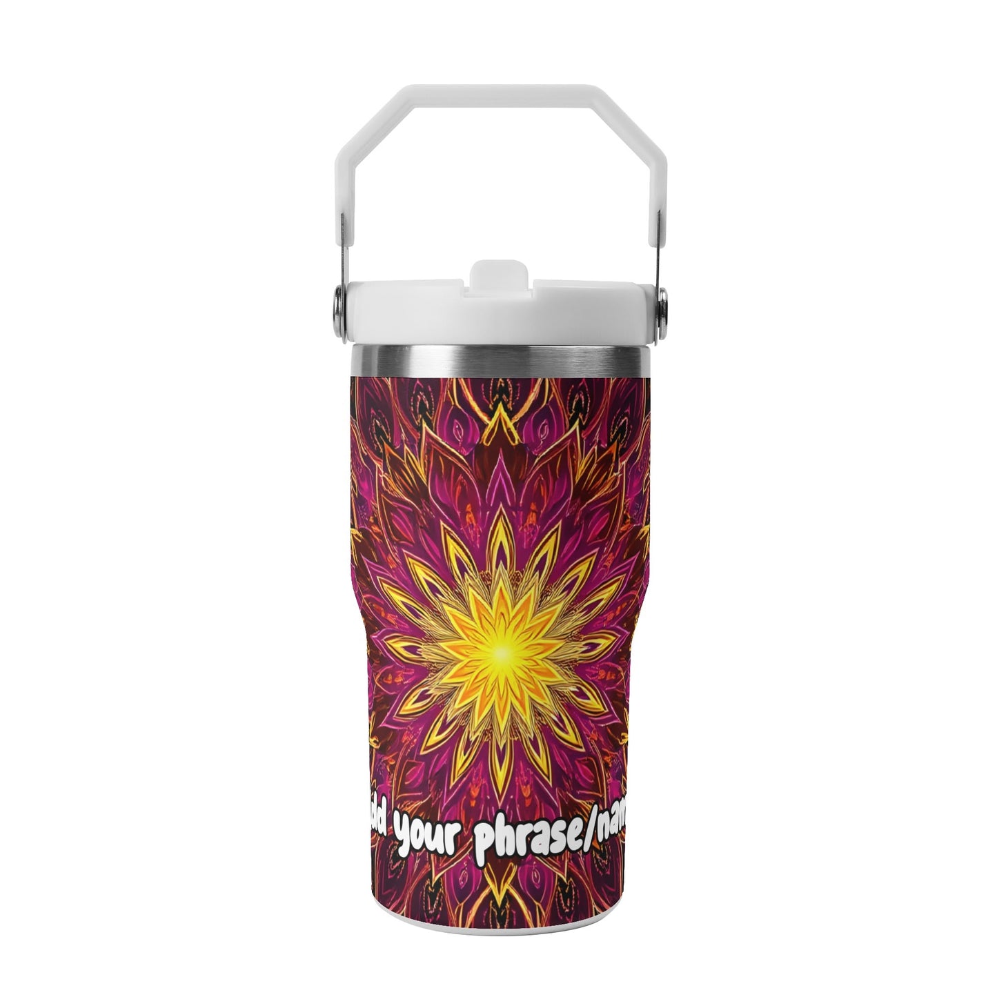 Radiant Spiritual Mandala 20oz Tumbler – Mystic Mandalas Collection