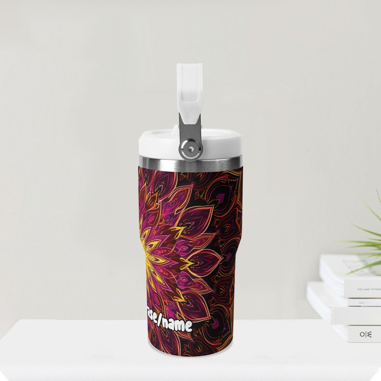 Radiant Spiritual Mandala 20oz Tumbler – Mystic Mandalas Collection