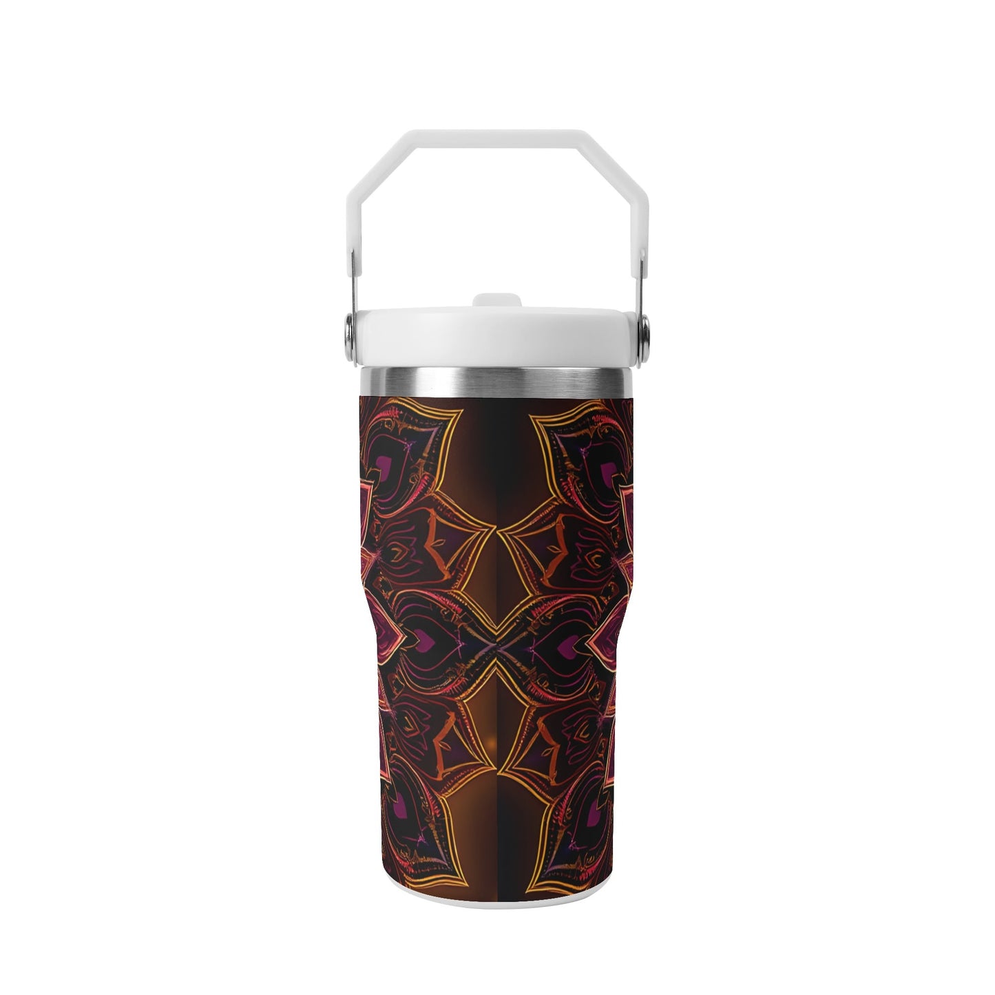 Radiant Spiritual Mandala 20oz Tumbler – Mystic Mandalas Collection