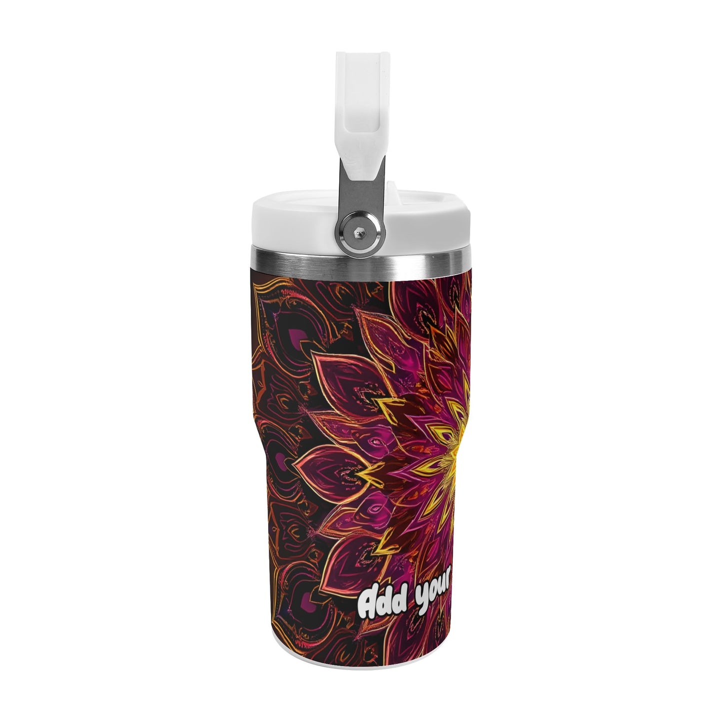 Radiant Spiritual Mandala 20oz Tumbler – Mystic Mandalas Collection