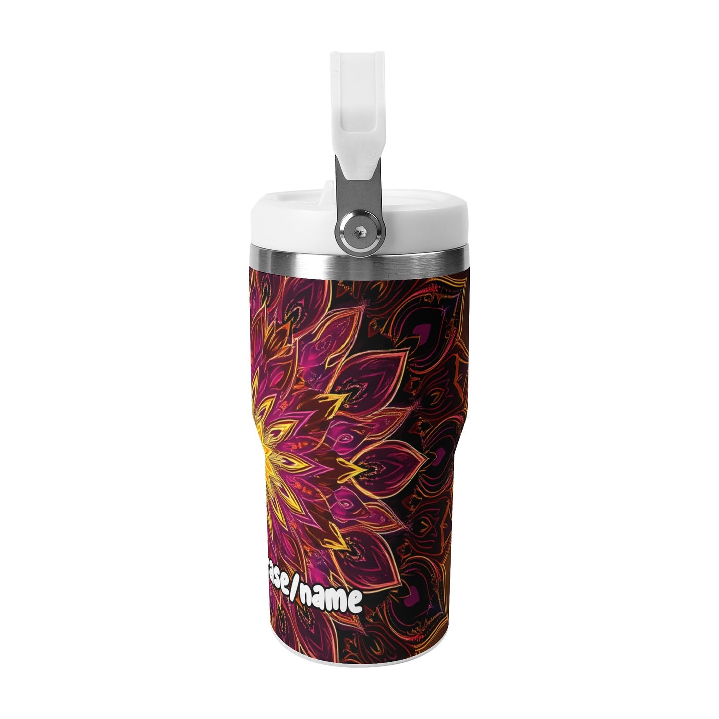 Radiant Spiritual Mandala 20oz Tumbler – Mystic Mandalas Collection