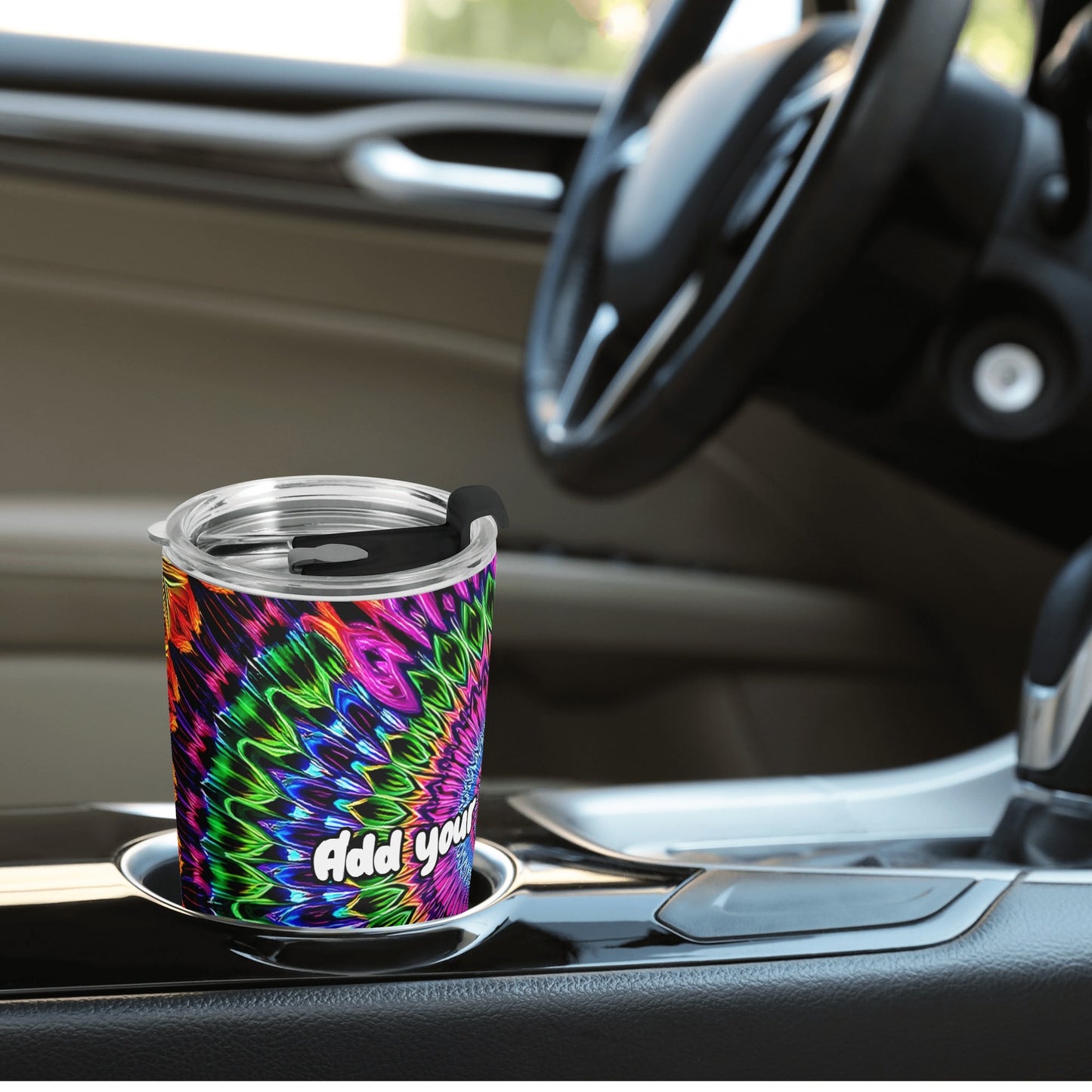 Psychedelic Festival 20oz Stainless Steel Car Tumbler