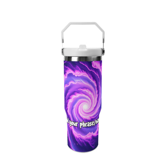Swirling Galactic Vortex 30oz Tumbler – Cosmic Dreams Collection