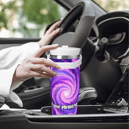 Swirling Galactic Vortex 30oz Tumbler – Cosmic Dreams Collection