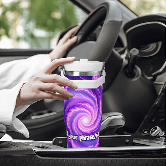 Swirling Galactic Vortex 30oz Tumbler – Cosmic Dreams Collection