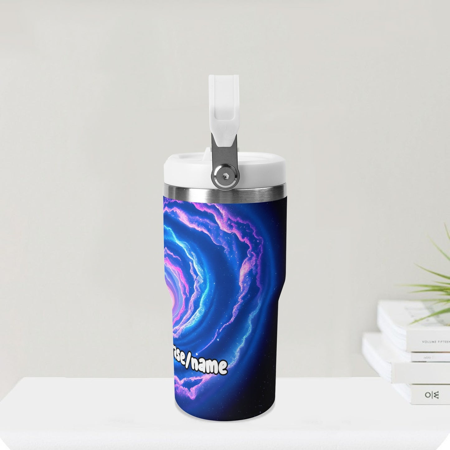 Gravitational Wave Spiral 20oz Tumbler – Cosmic Dreams Collection