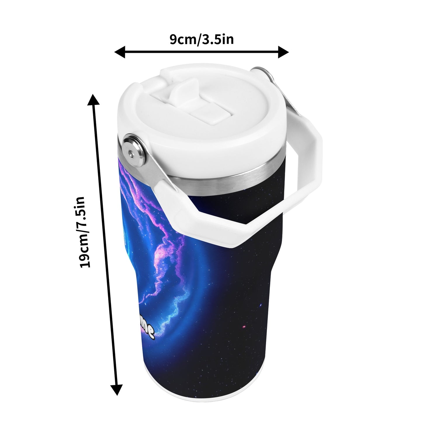 Gravitational Wave Spiral 20oz Tumbler – Cosmic Dreams Collection