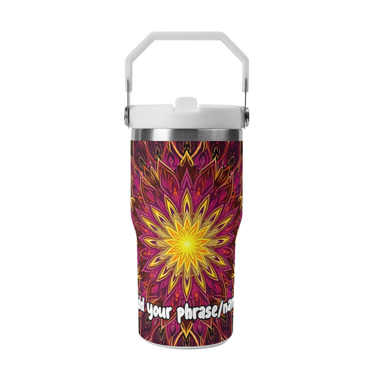 Radiant Spiritual Mandala 20oz Tumbler – Mystic Mandalas Collection