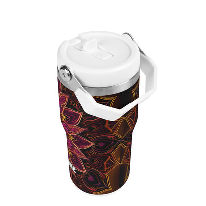 Radiant Spiritual Mandala 20oz Tumbler – Mystic Mandalas Collection