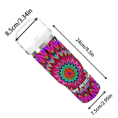 Kaleidoscope Mandala 30oz Tumbler – Mystic Mandalas Collection