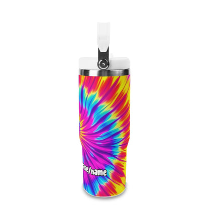 Psychedelic Tie-Dye Swirl 30oz Tumbler – Festival Fever Vibes