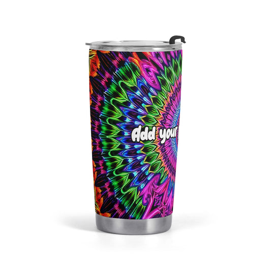 Psychedelic Festival 20oz Stainless Steel Car Tumbler