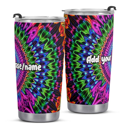 Psychedelic Festival 20oz Stainless Steel Car Tumbler